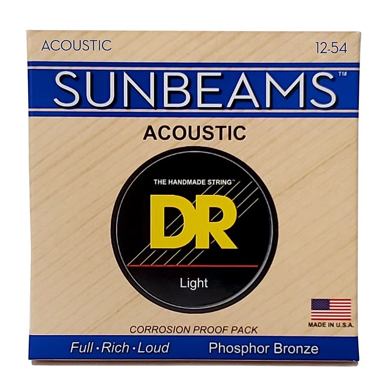 Набор струн DR Strings SUNBEAM Acoustic Phosphor Bronze - Light (12-54)